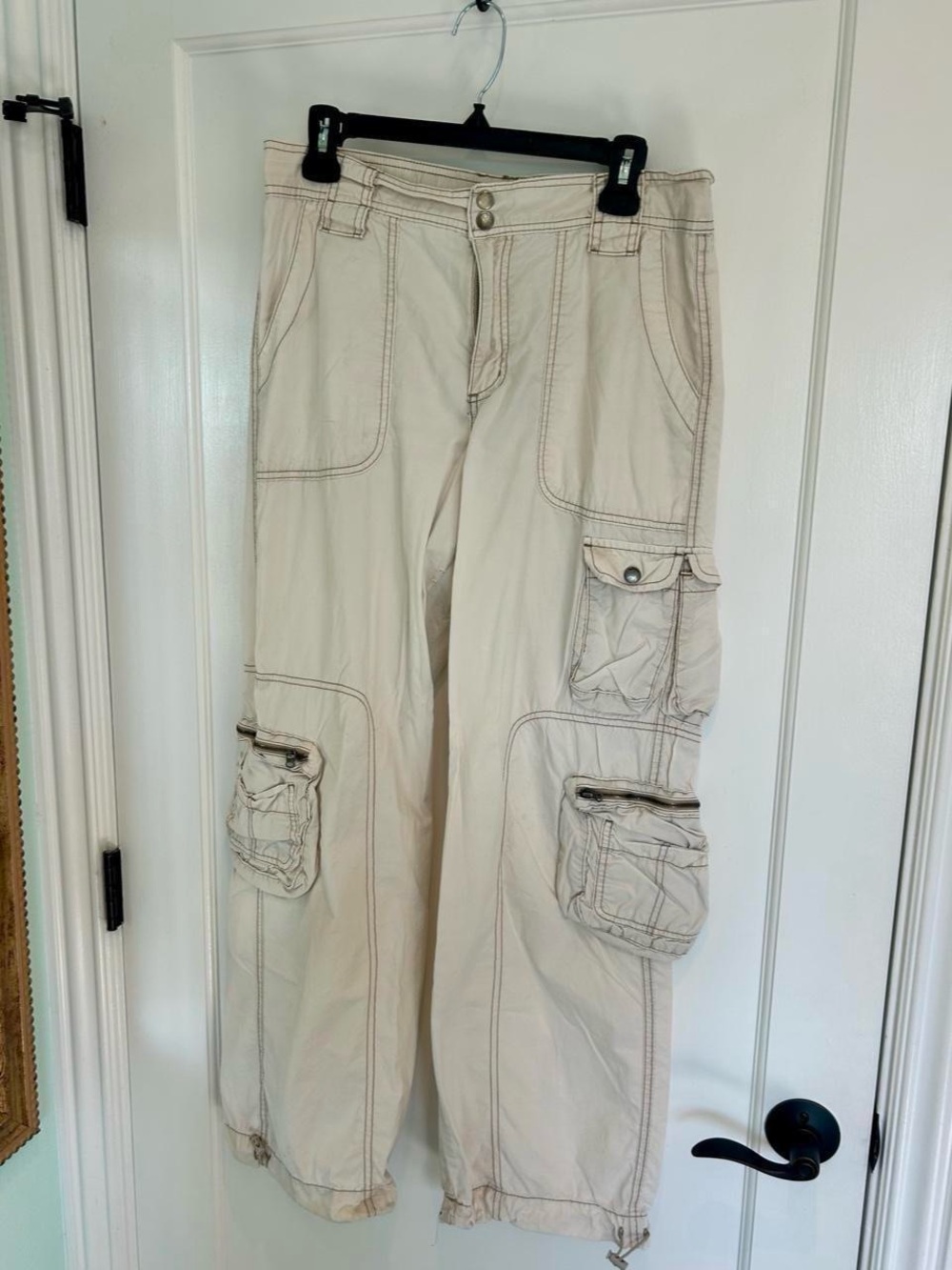 Garage Cream Cargo Pants